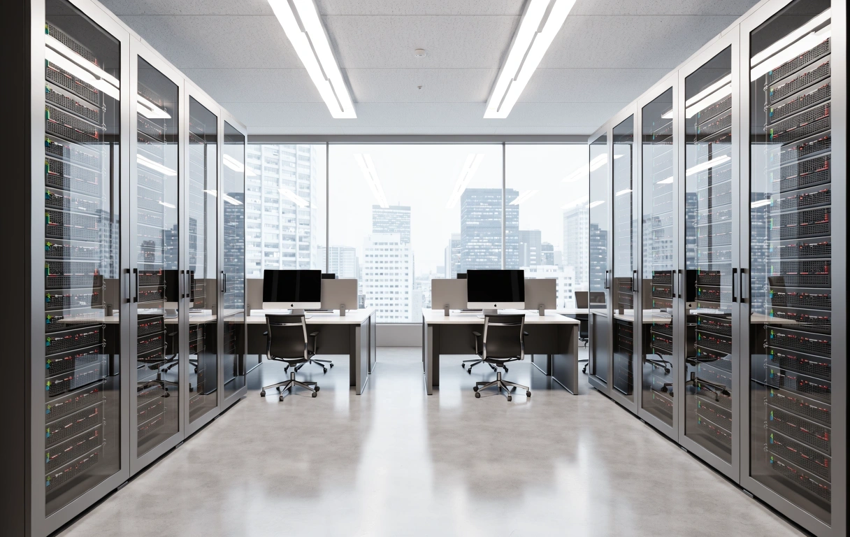 Quant Trading Lab Interior